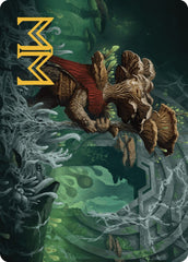 Tendril of the Mycotyrant Art Card (Gold-Stamped Signature) [The Lost Caverns of Ixalan Art Series] | Gamers Paradise