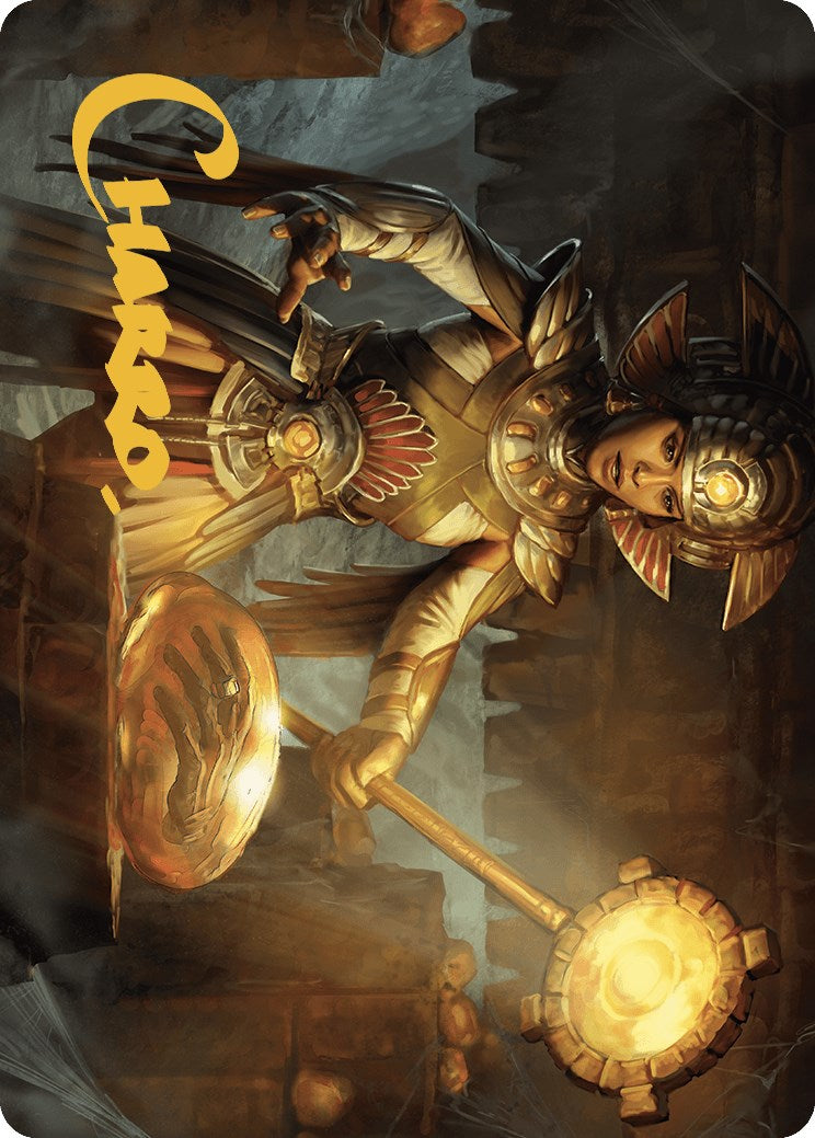 Curator of Sun's Creation Art Card (Gold-Stamped Signature) [The Lost Caverns of Ixalan Art Series] | Gamers Paradise