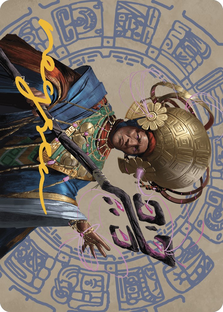 Akal Pakal, First Among Equals Art Card (46/81) (Gold-Stamped Signature) [The Lost Caverns of Ixalan Art Series] | Gamers Paradise