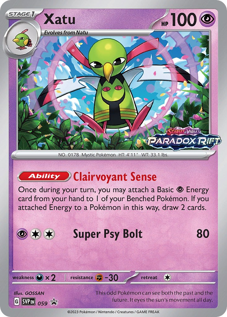 Xatu (059) [Scarlet & Violet: Black Star Promos] | Gamers Paradise