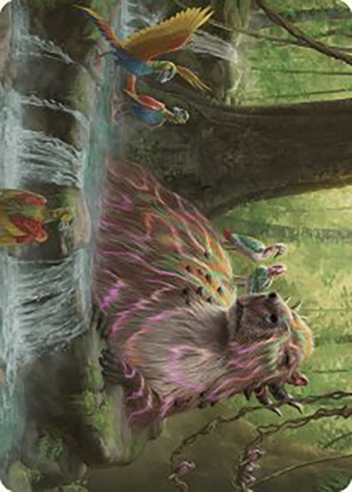 Basking Capybara Art Card [The Lost Caverns of Ixalan Art Series] | Gamers Paradise