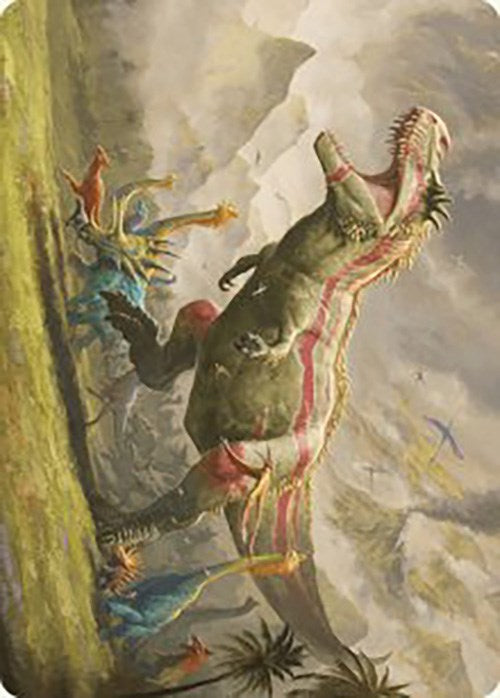 Ghalta, Stampede Tyrant Art Card [The Lost Caverns of Ixalan Art Series] | Gamers Paradise