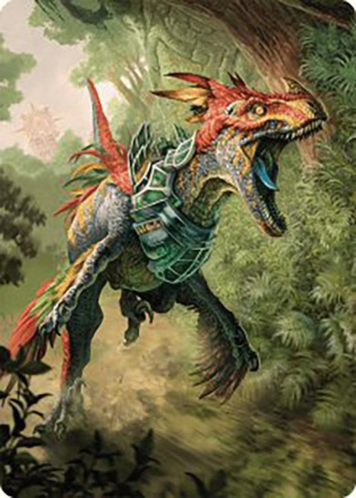 Dinosaur Token Art Card [The Lost Caverns of Ixalan Art Series] | Gamers Paradise