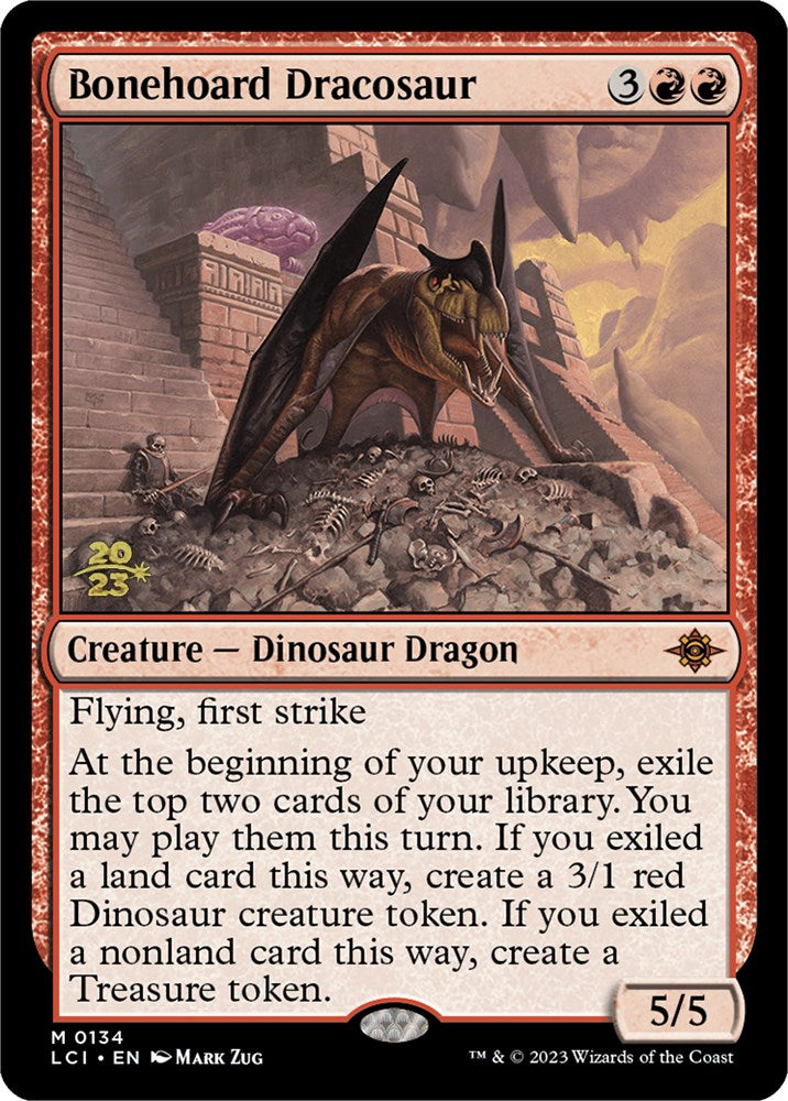 Bonehoard Dracosaur [The Lost Caverns of Ixalan Prerelease Cards] | Gamers Paradise