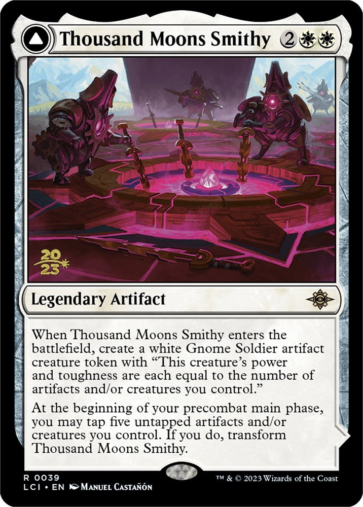 Thousand Moons Smithy // Barracks of the Thousand [The Lost Caverns of Ixalan Prerelease Cards] | Gamers Paradise