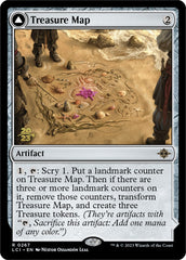 Treasure Map // Treasure Cove [The Lost Caverns of Ixalan Prerelease Cards] | Gamers Paradise