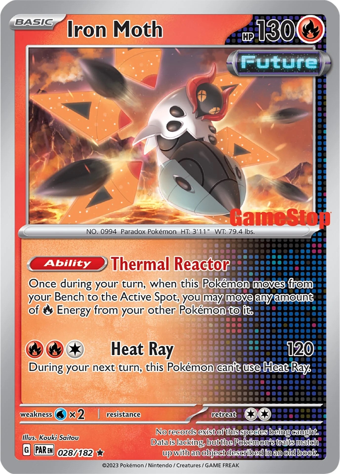 Iron Moth (028/182) (GameStop Promo) [Miscellaneous Cards] | Gamers Paradise