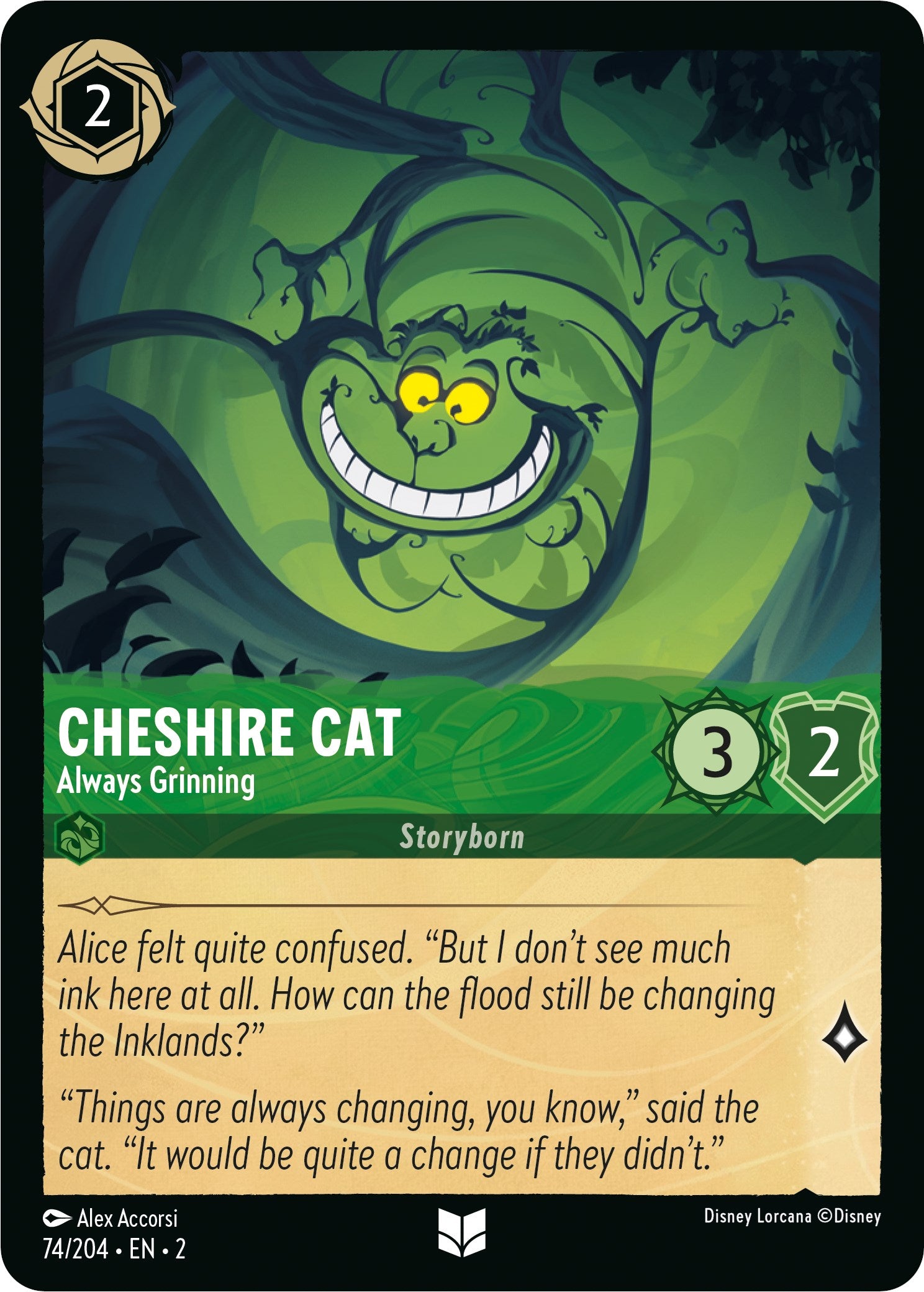 Cheshire Cat - Always Grinning (74/204) [Rise of the Floodborn] | Gamers Paradise