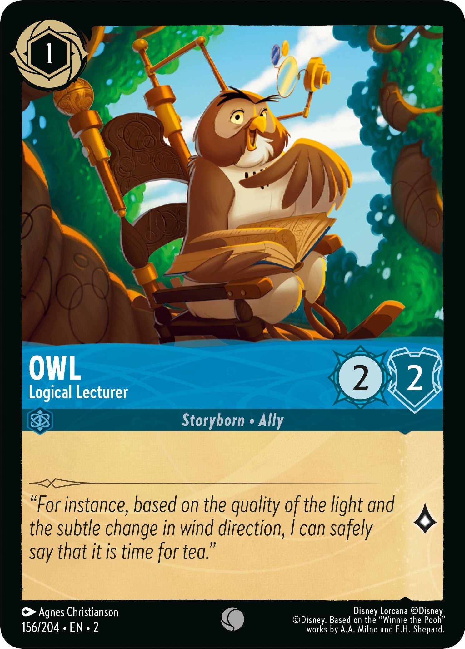 Owl - Logical Lecturer (156/204) [Rise of the Floodborn] | Gamers Paradise