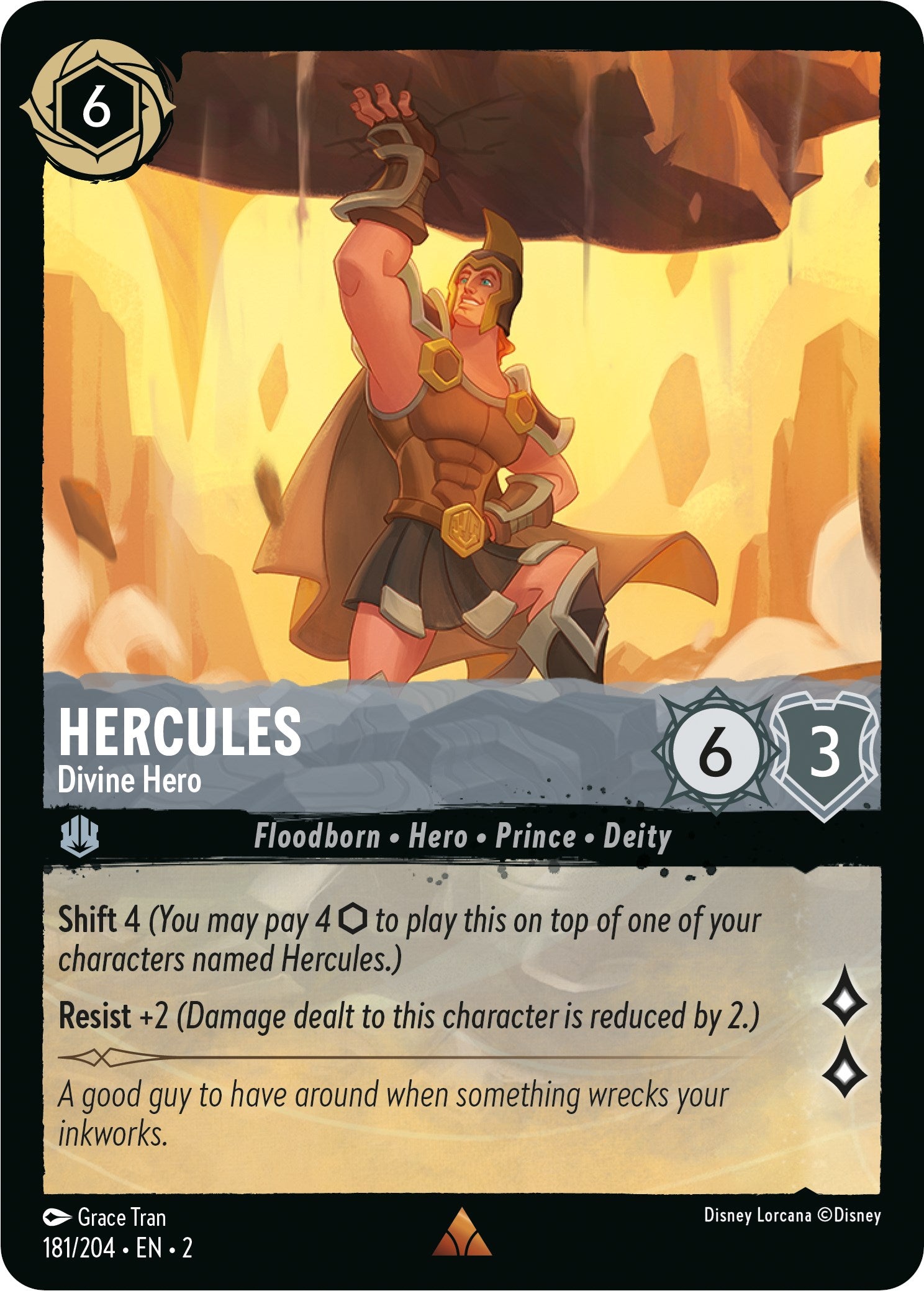 Hercules - Divine Hero (181/204) [Rise of the Floodborn] | Gamers Paradise