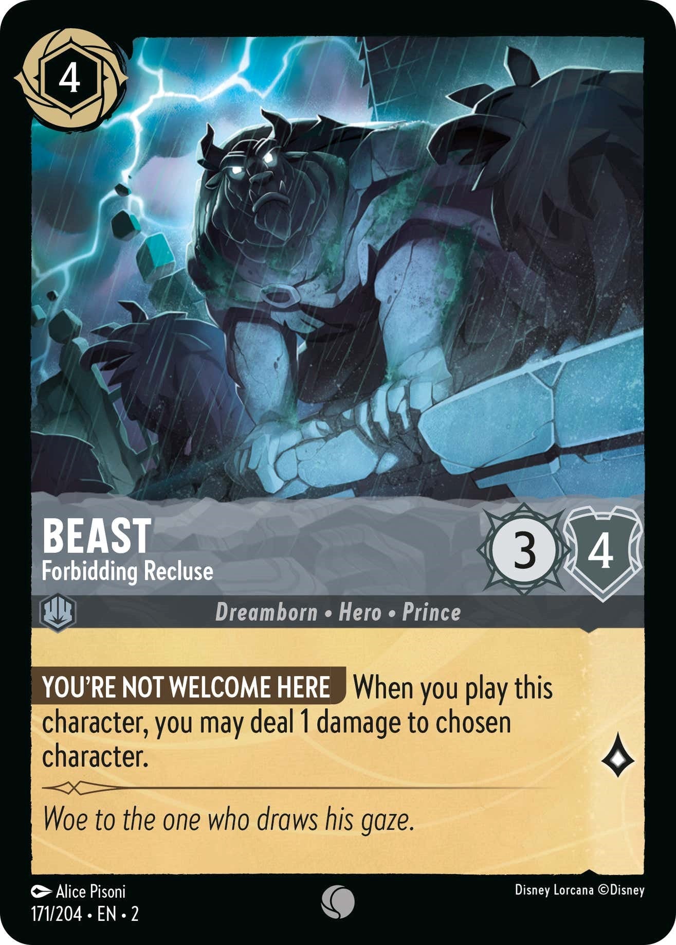 Beast - Forbidding Recluse (171/204) [Rise of the Floodborn] | Gamers Paradise