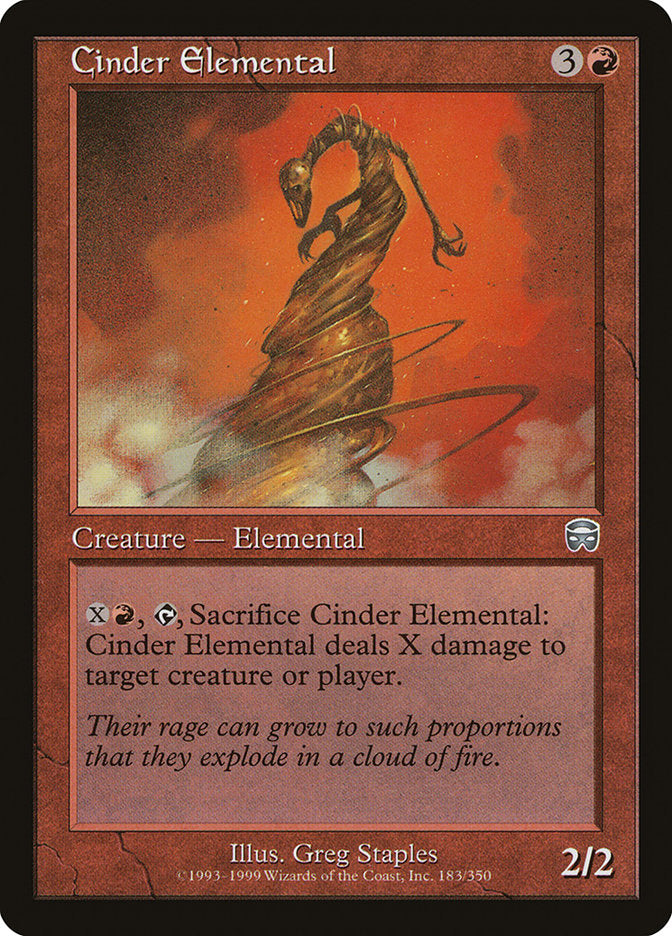 Cinder Elemental [Mercadian Masques] | Gamers Paradise