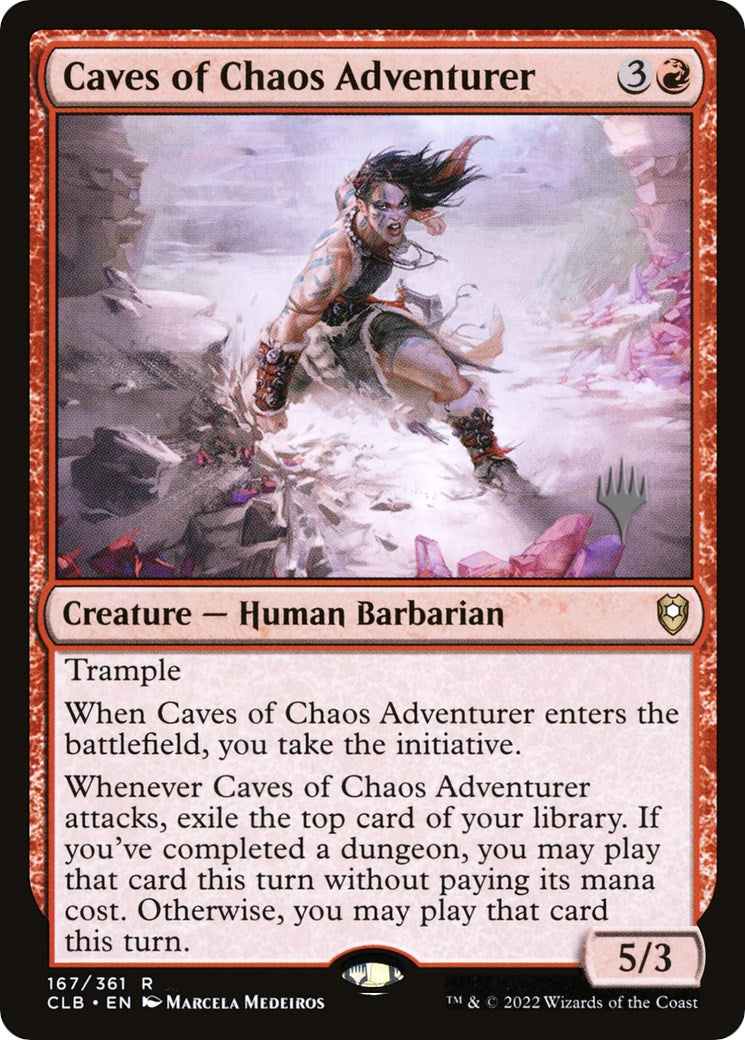 Caves of Chaos Adventurer (Promo Pack) [The Lost Caverns of Ixalan Promos] | Gamers Paradise