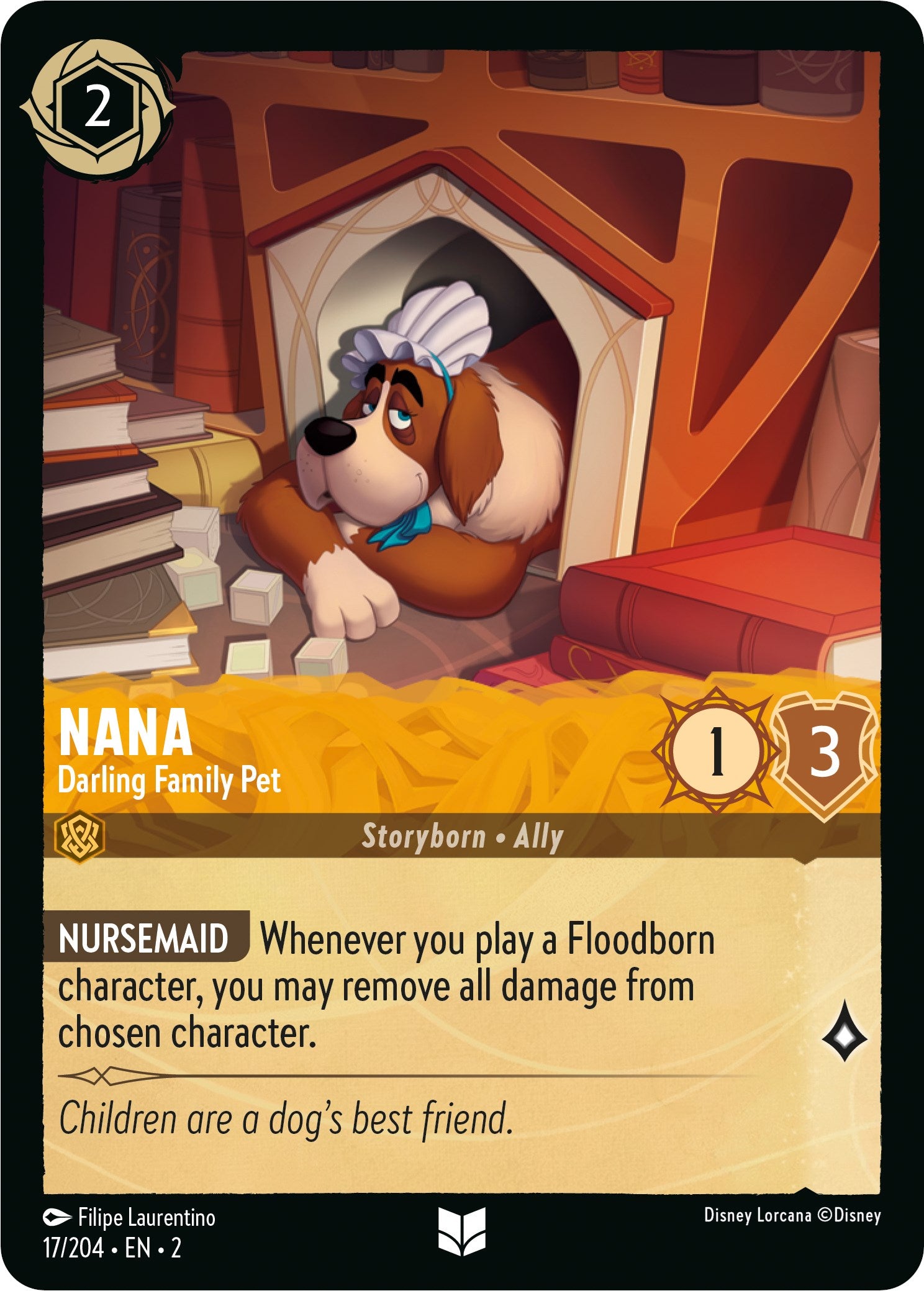 Nana - Darling Family Pet (17/204) [Rise of the Floodborn] | Gamers Paradise