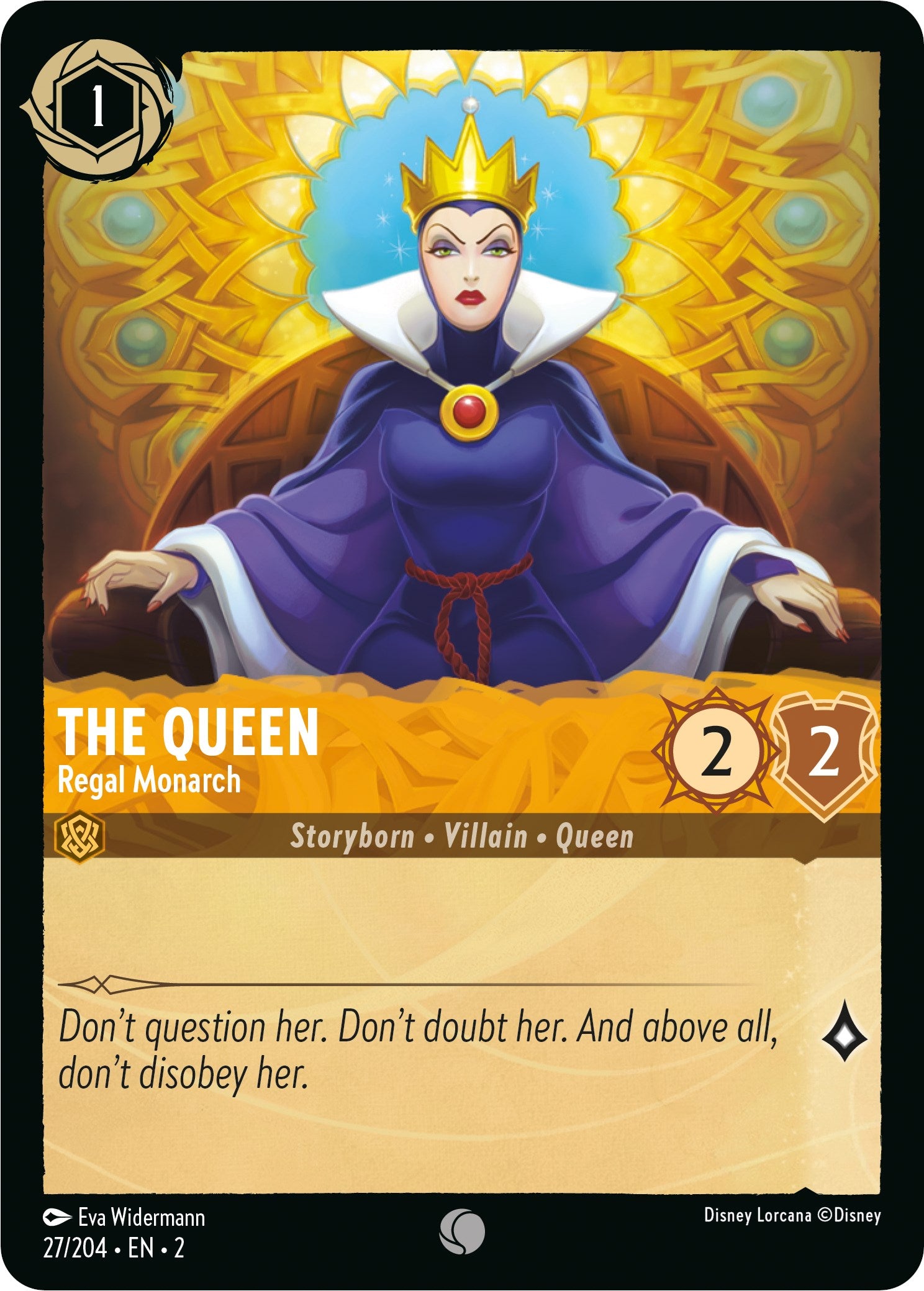 The Queen - Regal Monarch (27/204) [Rise of the Floodborn] | Gamers Paradise