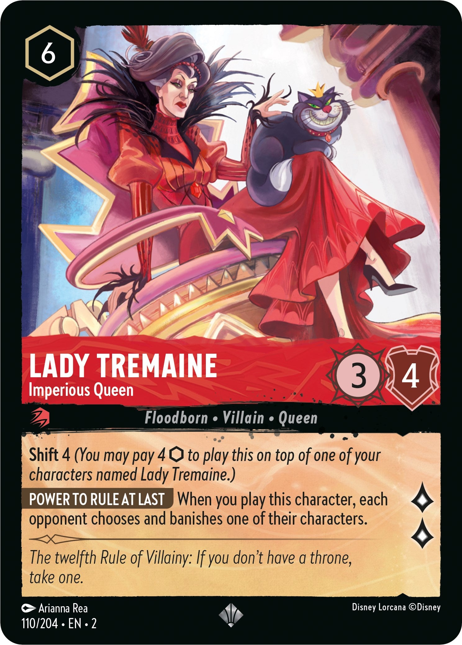 Lady Tremaine - Imperious Queen (110/204) [Rise of the Floodborn] | Gamers Paradise
