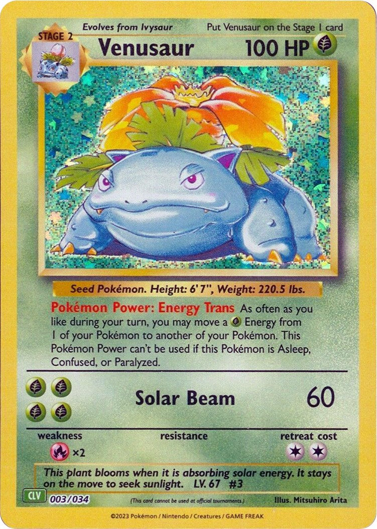 Venusaur [Trading Card Game Classic] | Gamers Paradise