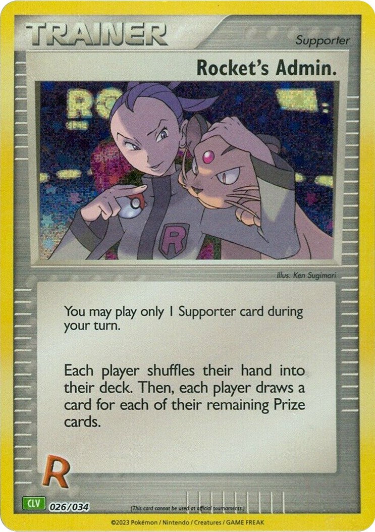 Rocket's Admin. (CLV) [Trading Card Game Classic] | Gamers Paradise