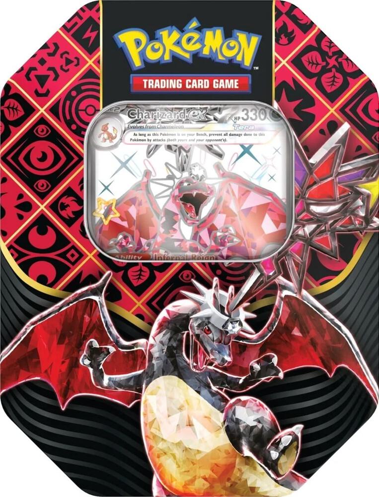 Scarlet & Violet: Paldean Fates - Tin (Charizard ex) (International Version) | Gamers Paradise