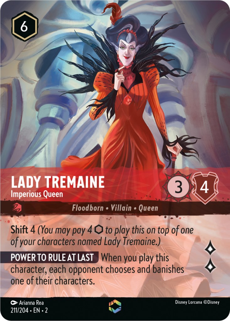 Lady Tremaine - Imperious Queen (Enchanted) (211/204) [Rise of the Floodborn] | Gamers Paradise