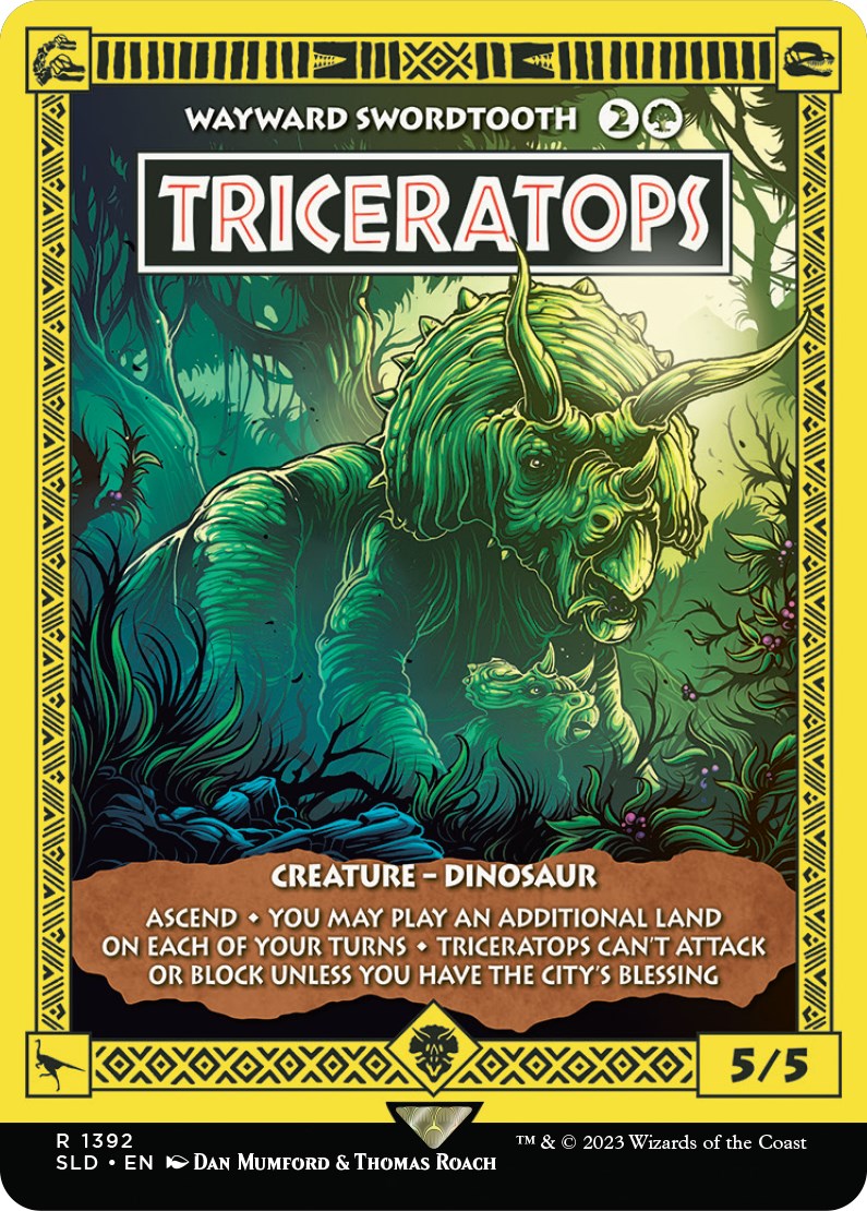 Triceratops - Wayward Swordtooth [Secret Lair Drop Series] | Gamers Paradise