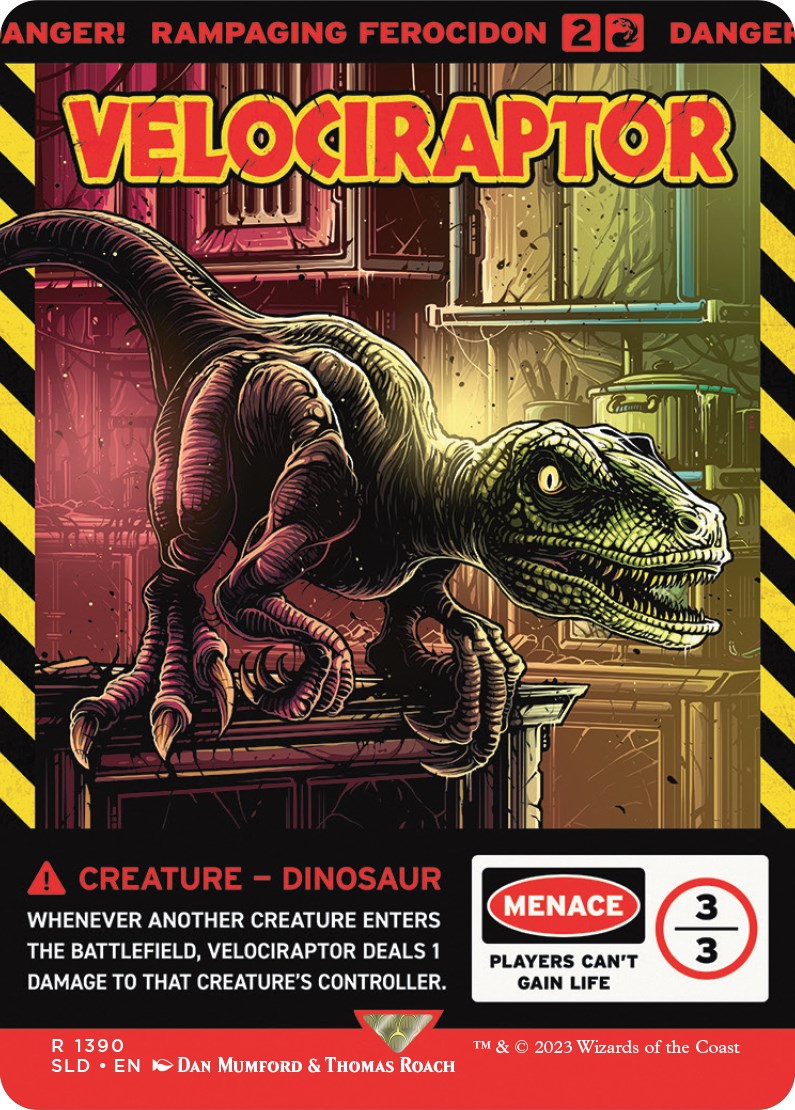 Velociraptor - Rampaging Ferocidon [Secret Lair Drop Series] | Gamers Paradise