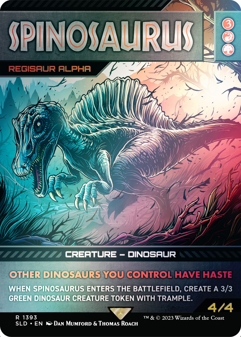 Spinosaurus - Regisaur Alpha (Rainbow Foil) [Secret Lair Drop Series] | Gamers Paradise