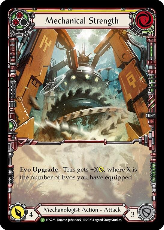 Mechanical Strength (Yellow) [LGS225] (Promo)  Rainbow Foil | Gamers Paradise