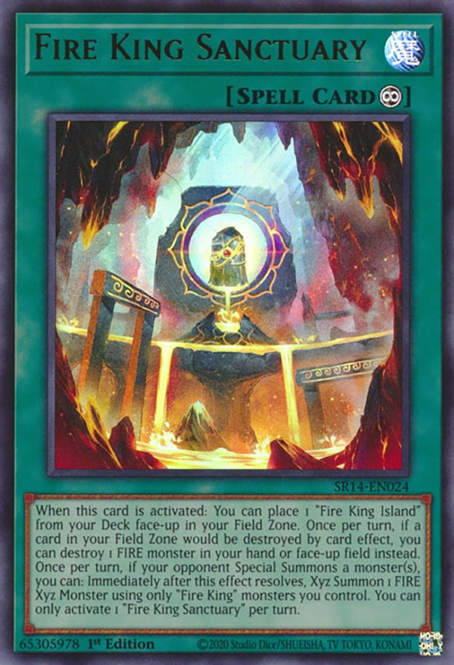 Fire King Sanctuary [SR14-EN024] Ultra Rare | Gamers Paradise