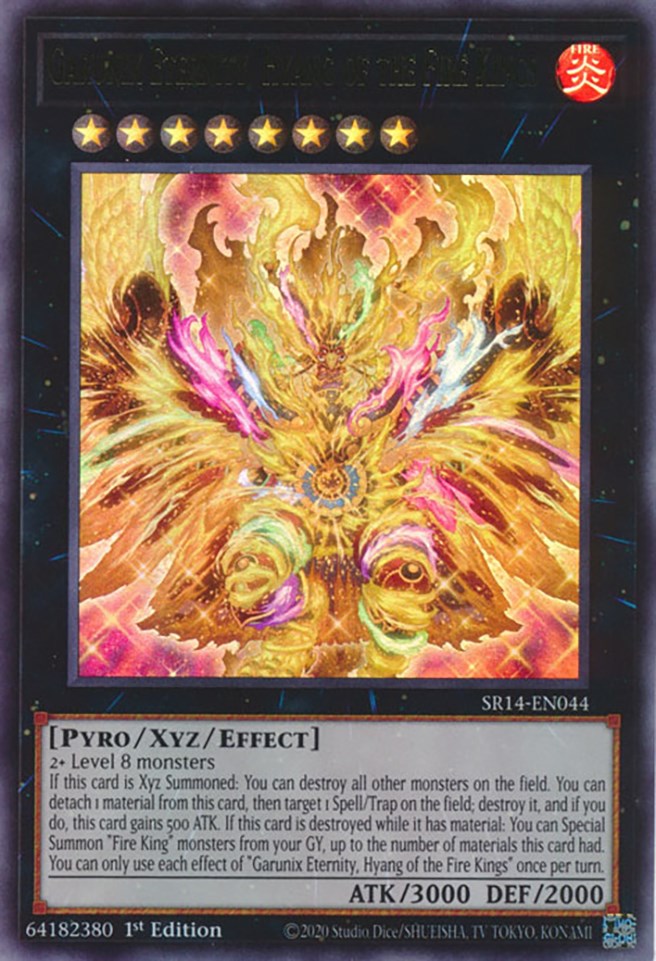 Garunix Eternity, Hyang of the Fire Kings [SR14-EN044] Ultra Rare | Gamers Paradise