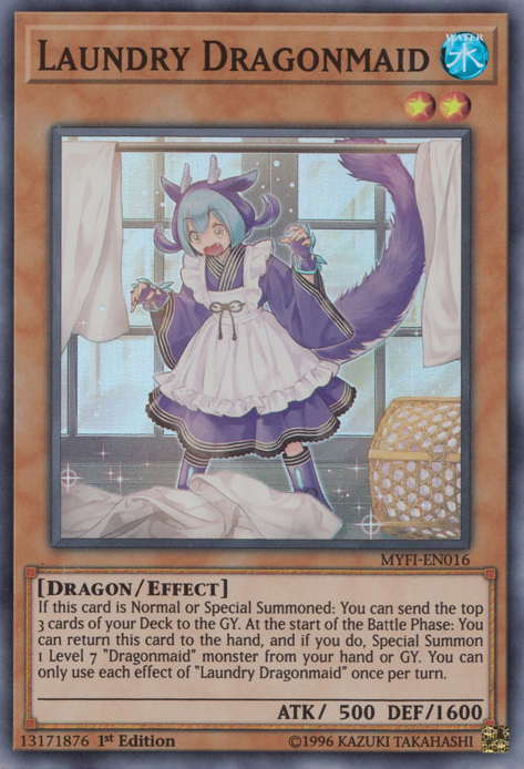 Laundry Dragonmaid [MYFI-EN016] Super Rare | Gamers Paradise