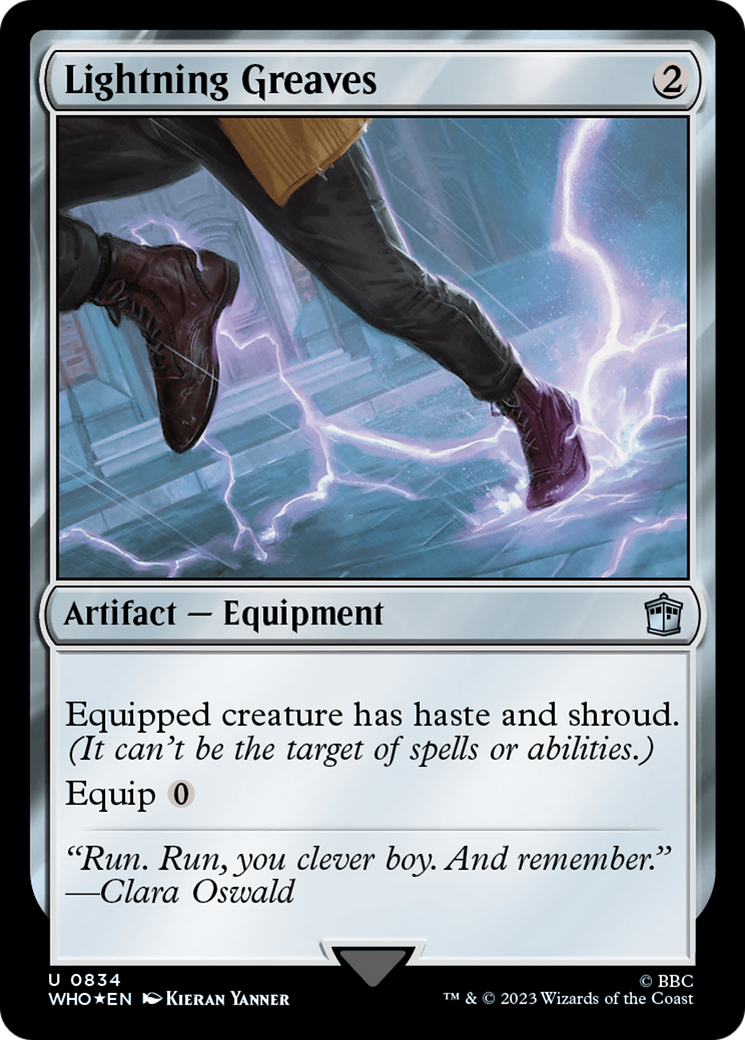 Lightning Greaves (Surge Foil) [Doctor Who] | Gamers Paradise