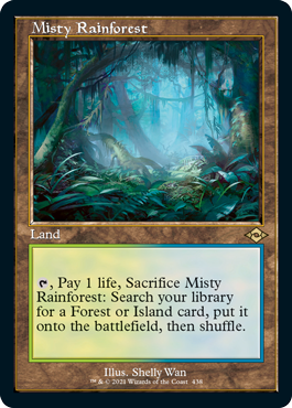 Misty Rainforest (Retro Foil Etched) [Modern Horizons 2] | Gamers Paradise