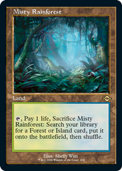 Misty Rainforest (Retro Foil Etched) [Modern Horizons 2] | Gamers Paradise