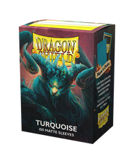 Dragon Shield: Standard 100ct Sleeves - Turquoise (Matte) | Gamers Paradise