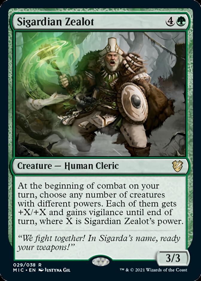 Sigardian Zealot [Innistrad: Midnight Hunt Commander] | Gamers Paradise