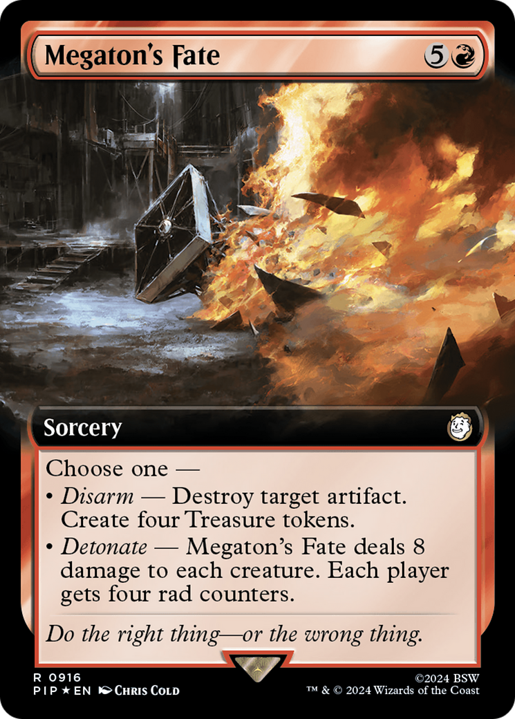Megaton's Fate (Extended Art) (Surge Foil) [Fallout] | Gamers Paradise