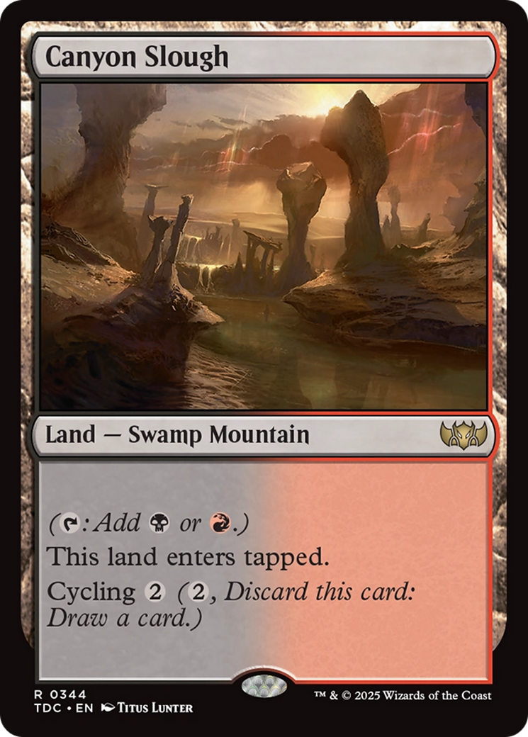 Canyon Slough [Tarkir: Dragonstorm Commander] | Gamers Paradise