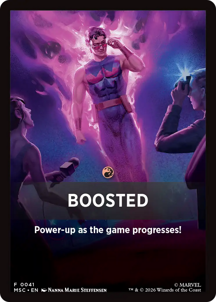 Boosted Theme Card [Marvel Super Heroes Commander] | Gamers Paradise