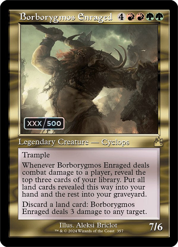 Borborygmos Enraged (Retro) (Serialized) [Ravnica Remastered] | Gamers Paradise