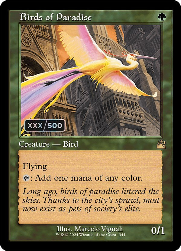 Birds of Paradise (Retro) (Serialized) [Ravnica Remastered] | Gamers Paradise