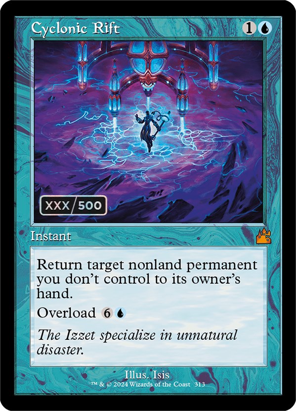 Cyclonic Rift (Retro) (Serialized) [Ravnica Remastered] | Gamers Paradise