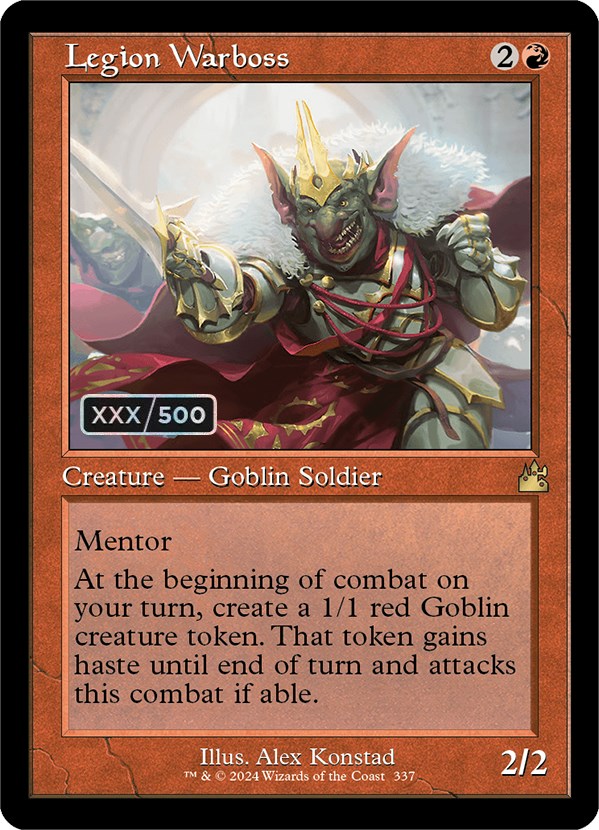Legion Warboss (Retro) (Serialized) [Ravnica Remastered] | Gamers Paradise