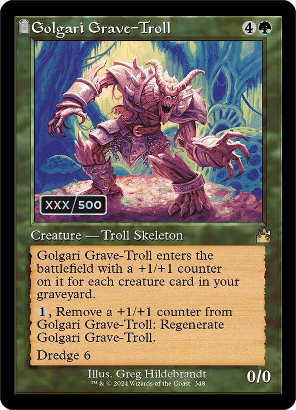 Golgari Grave-Troll (Retro) (Serialized) [Ravnica Remastered] | Gamers Paradise