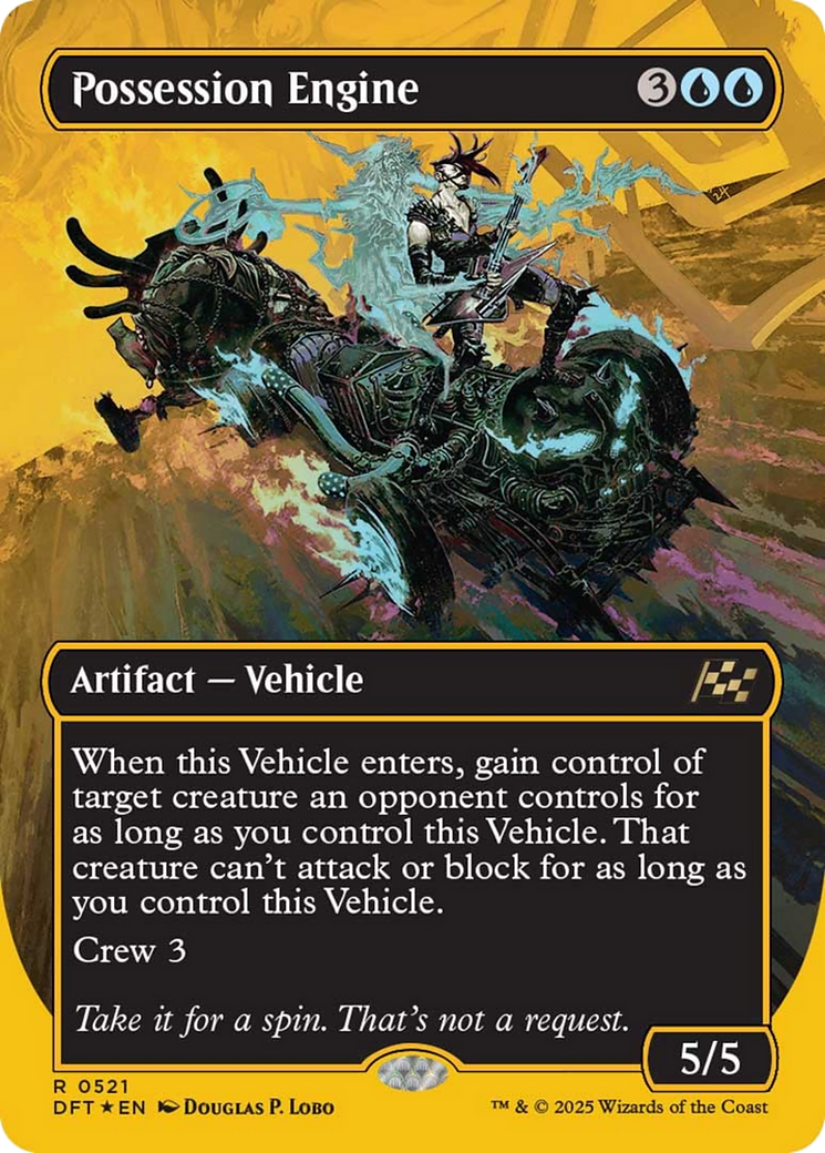 Possession Engine (Borderless) (First-Place Foil) [Aetherdrift] | Gamers Paradise