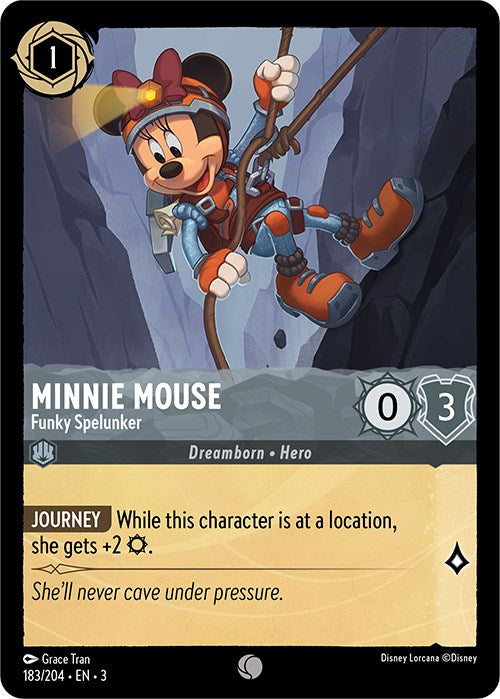 Minnie Mouse - Funky Spelunker (183/204) [Into the Inklands] | Gamers Paradise