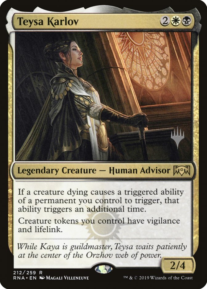 Teysa Karlov (Promo Pack) [Ravnica Allegiance Promos] | Gamers Paradise