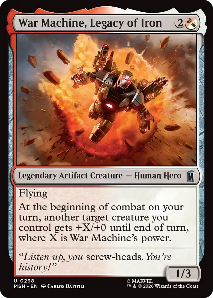 War Machine, Legacy of Iron [Marvel Super Heroes] | Gamers Paradise