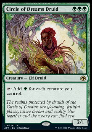 Circle of Dreams Druid (Promo Pack) [Dungeons & Dragons: Adventures in the Forgotten Realms Promos] | Gamers Paradise