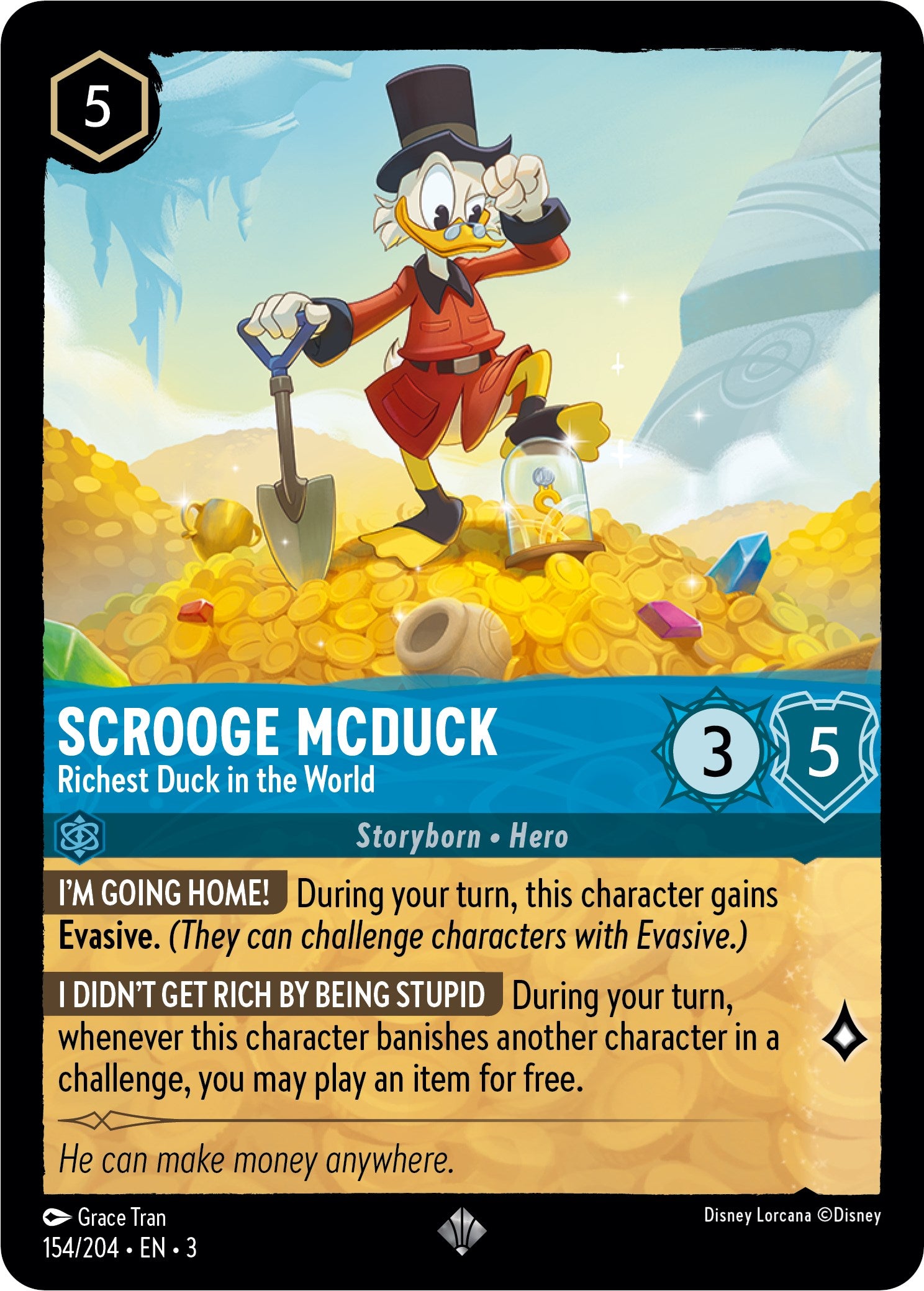 Scrooge McDuck - Richest Duck in the World (154/204) [Into the Inklands] | Gamers Paradise